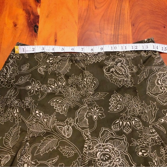 Reitmans Boho Floral Pattern Cottagecore Festival Summer A Line Midi Skirt - Picture 9 of 15